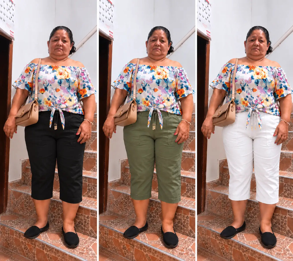 Set x3 Capris para Dama