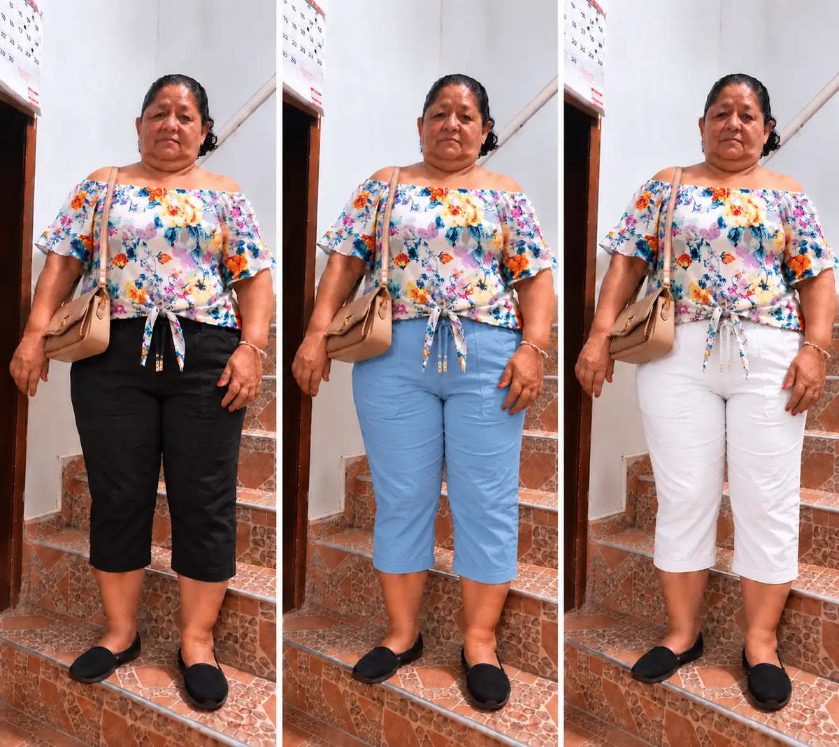 Set x3 Capris para Dama