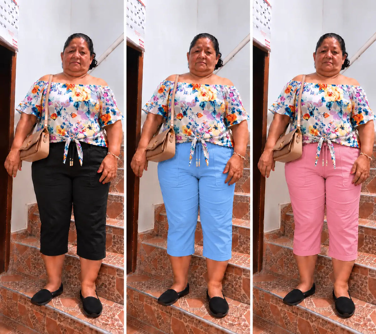 Set x3 Capris para Dama