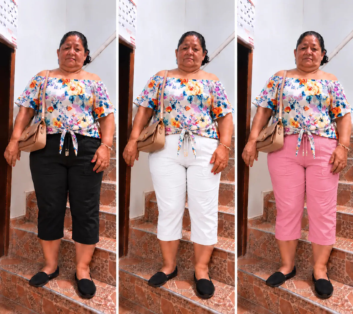 Set x3 Capris para Dama
