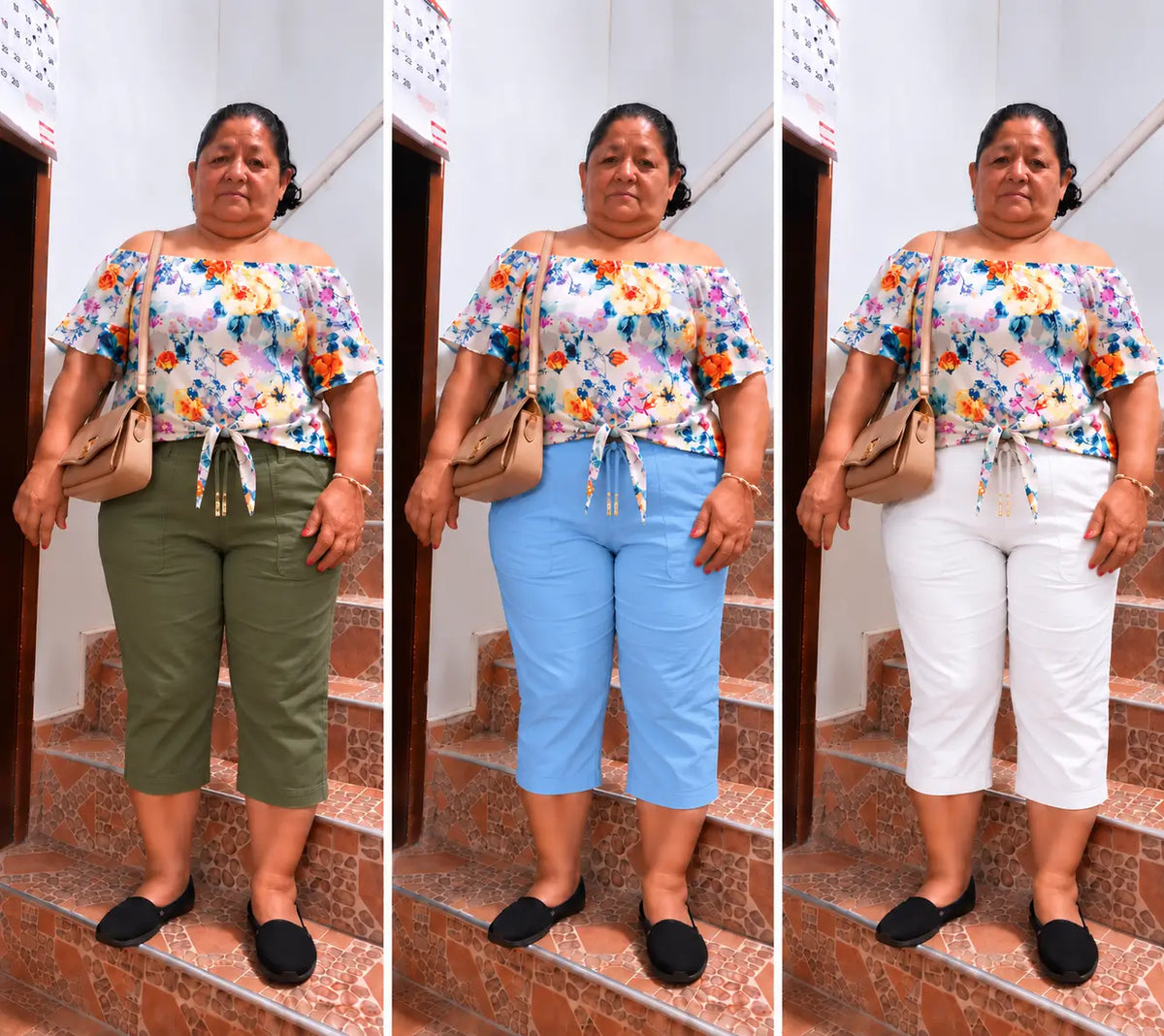 Set x3 Capris para Dama