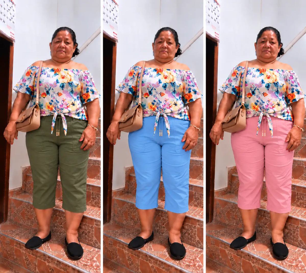 Set x3 Capris para Dama