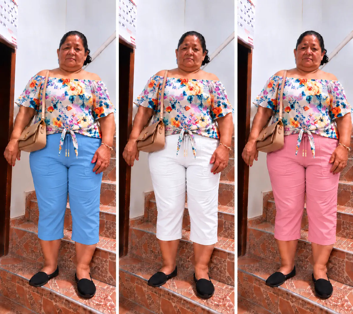 Set x3 Capris para Dama