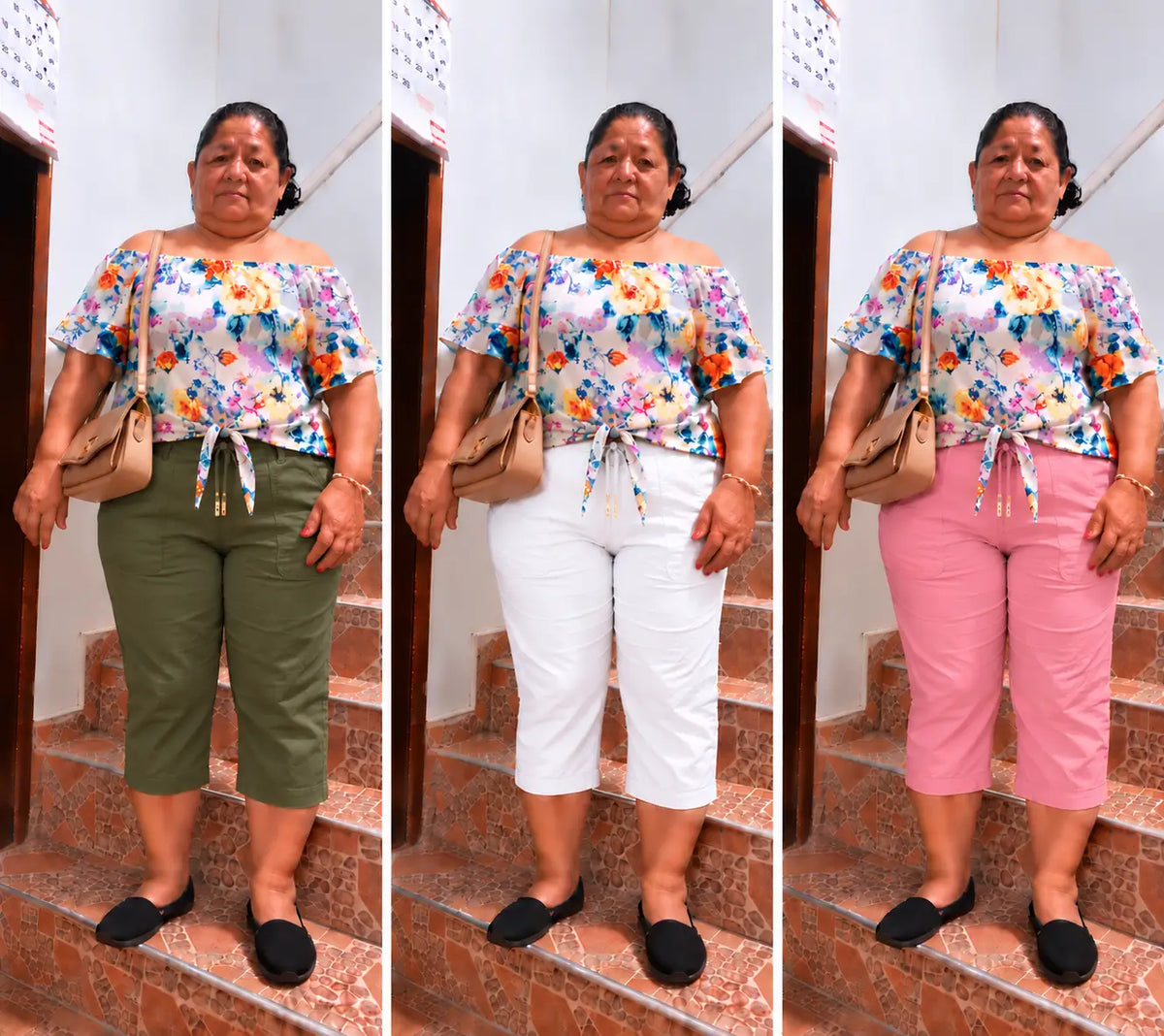 Set x3 Capris para Dama