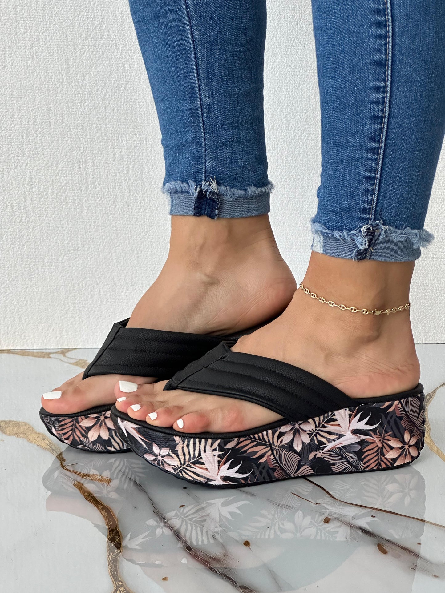 Sandalias florales